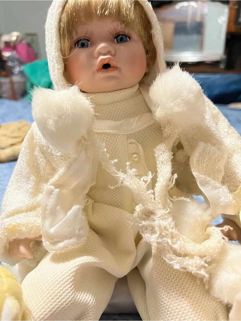 Vintage Porcelain Baby Doll Pair